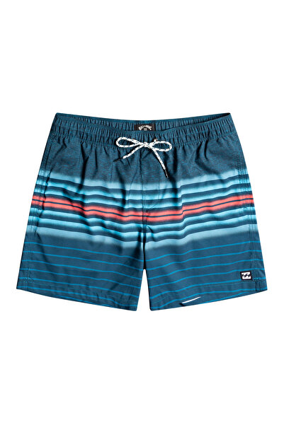 BİLLABONG All Day Stripes lb Men's Blue Volleyball Shorts Men's Volleyball Shorts C1Lb02