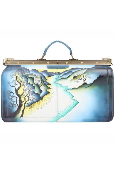 Greenland Nature Art+Craft Doktorkoffer Leder 48 cm Laptopfach
