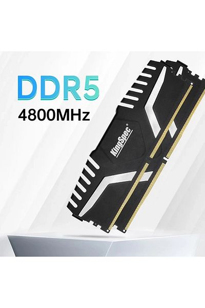 KINGSPEC DDR5 Heatsink Black 16GB (2x8) 4800MHz