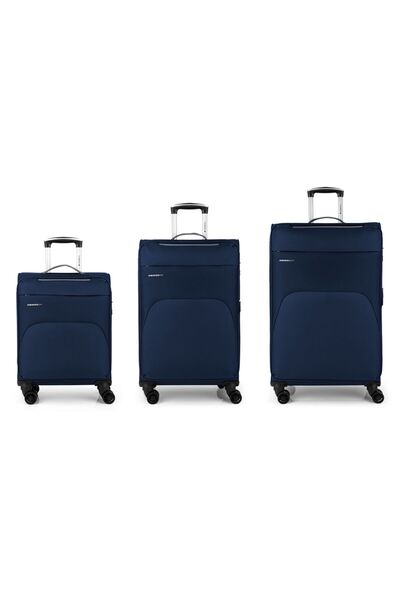 Gabol Zambia 4 tekerlekli bavul seti 3 parçalı genişleme pileli