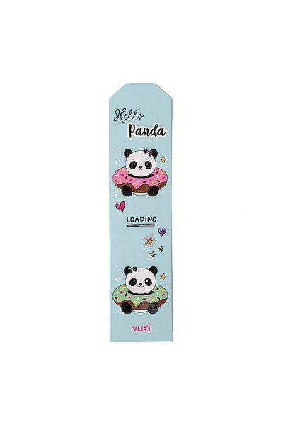 VUKİ Semn de carte din hârtie cu model panda