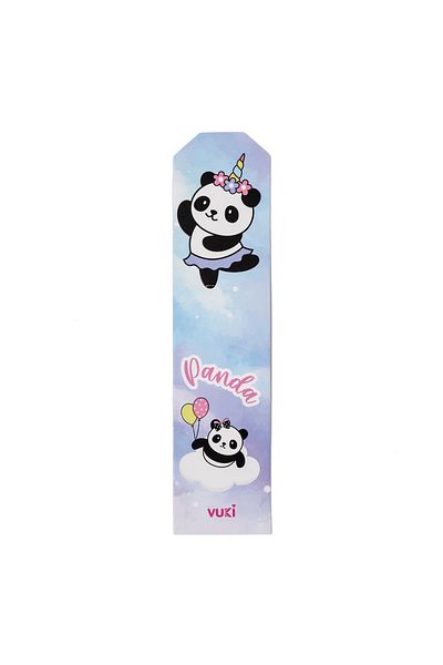 VUKİ Semn de carte din hârtie cu model panda