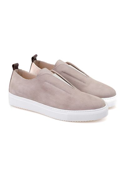 Desa Ανδρικά δερμάτινα casual παπούτσια Odalys Beige