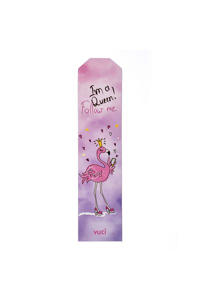 VUKİ Χάρτινος σελιδοδείκτης με μοτίβο Flamingo