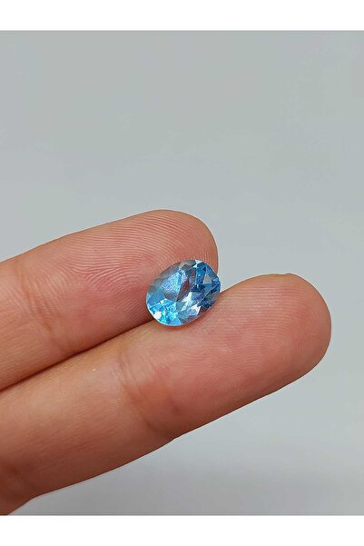 Yasamtohumu Блакитний топаз овального огранювання (середня вага 1,5 карата) (...