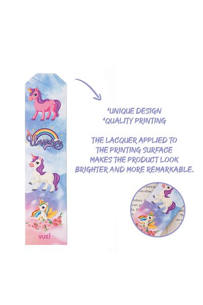 VUKİ Σελιδοδείκτης από χαρτί Unicorn