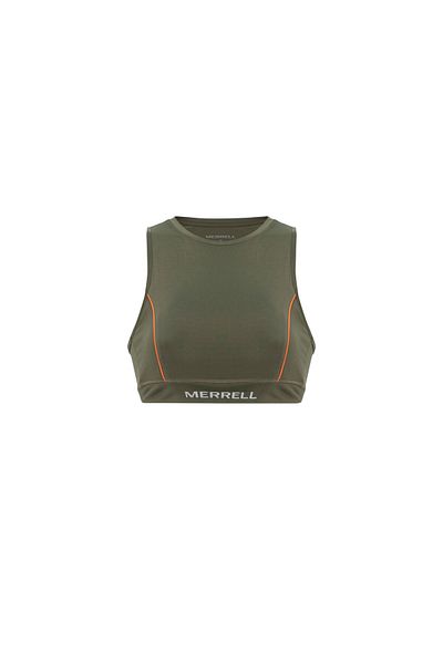 Merrell حمالة صدر كاكي للنساء من بريسك