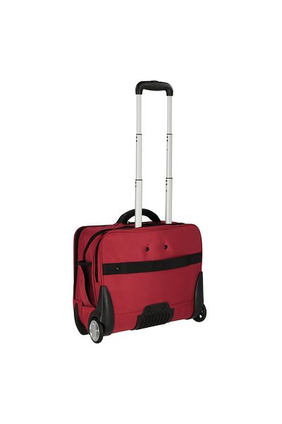 Dermata 41 cm Laptop Fach – 2 Rollen Business Trolley
