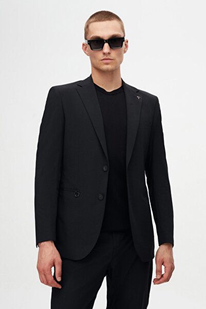 Tween Slim Fit Lacivert Düz Takim Elbise