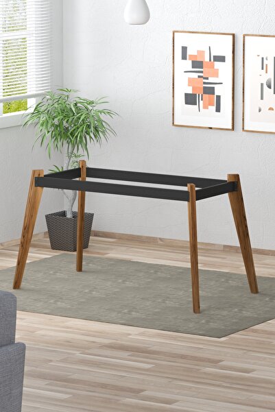 TOLIAHOME Ahşap-Metal Masa-Yemek Masası- Çalışma Masası Ayağı
