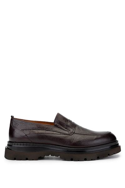 Tamer Tanca Men's Genuine Leather Brown Loafer Shoes