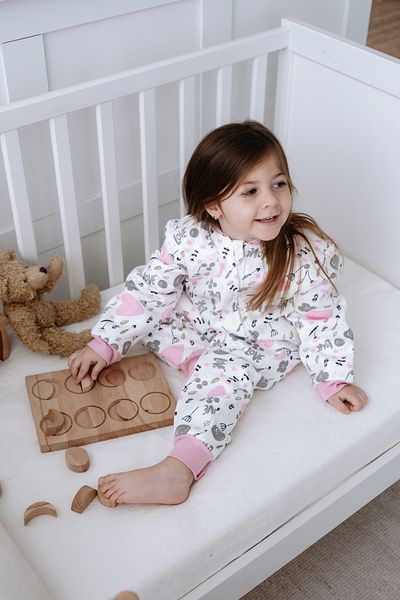 Lilabio Girl Boy 100% Cotton 1.5 Tog Patterned Sleeping Bag