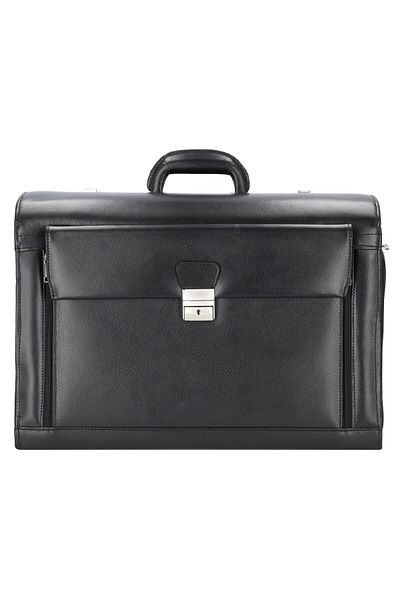 Alassio Leder-Pilot-Hülle 49 cm Laptop-Fach