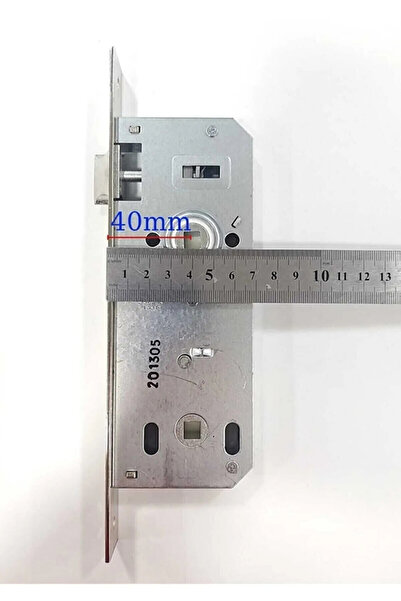 Nobel Avanti (WC TİPİ) Mat Siyah Kare Rozetli Kapı Kolu / 40 Mm Wc Kapı Kilidi / Kol Kilit Set