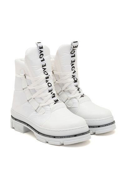 Desa Γυναικείες μπότες Ricci White