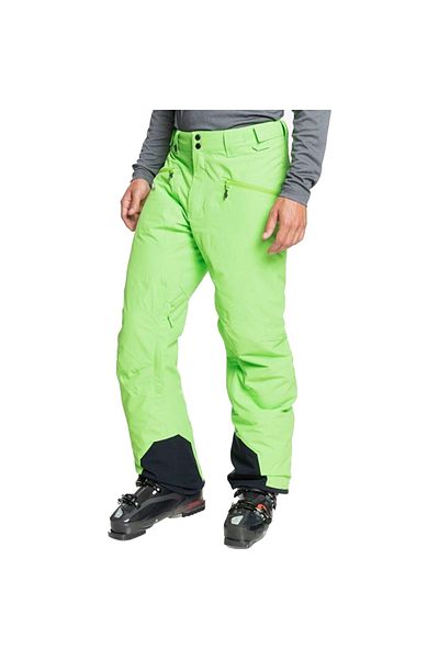 Quiksilver Men's Snowboard Pants Boundry Green Ski/Snowboard Clothing Men