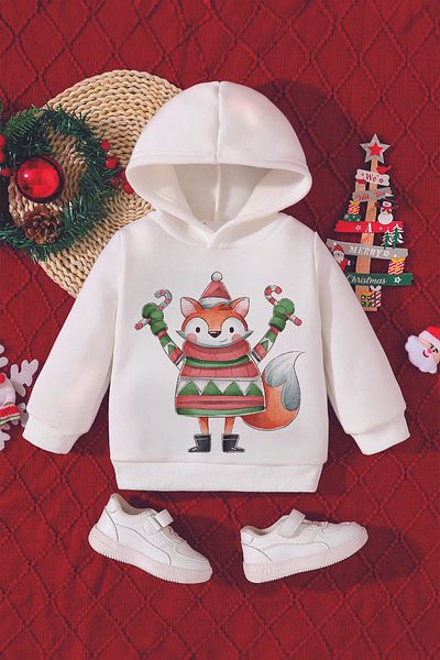 ADABEBEK New Year's Special New Year's Printed Baby Sweatshirt 23106