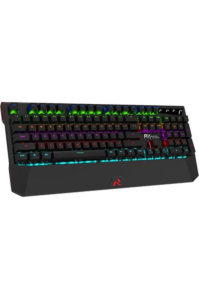 COOYA Gaming Keyboard, 104 Keys Wired Mechanical Keyboard, LED Backlit Computer Keyboard USB Wired
