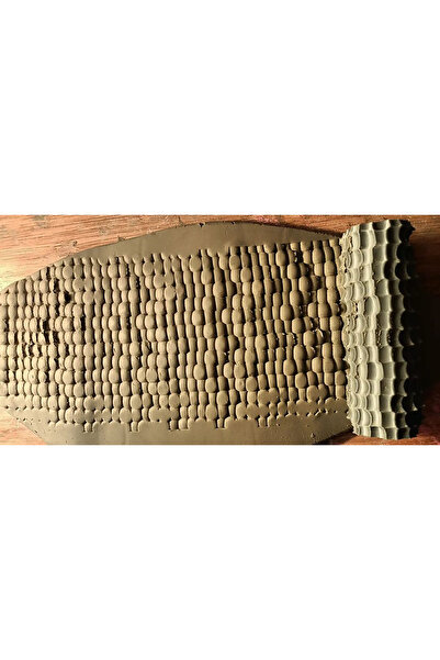 Enbceramic 10 Cm Doku Rulosu Silindir Mühür Seramik&polimer Kil Desen Oklavas...