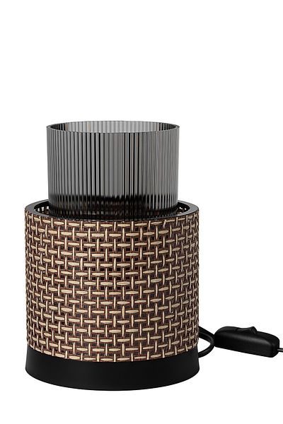 AG LightDesign Brown Lampshade Bedroom Living Room Modern Decorative Table Lamp