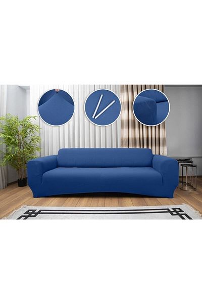 Haton Home Husa de canapea 1 bucata din Lycra - triplu sau elastic nou cu model de fagure