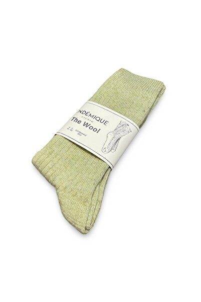 Endemique Studio Endémique Studio The Wool Vl Yellowish Lime-Kadın Çorap