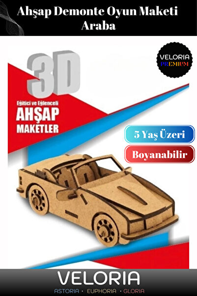 Genel Markalar Premium Seri 3 Boyutlu Eğitici Öğretici Zeka Geliştirici Boyan...