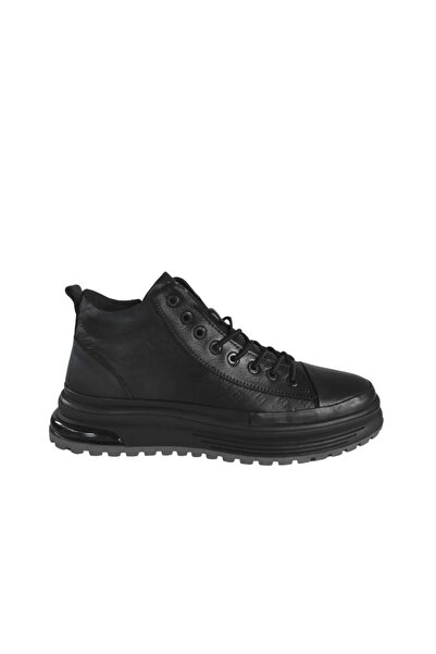 MARCOMEN HAKİKİ DERİ SİYAH CASUAL BOT