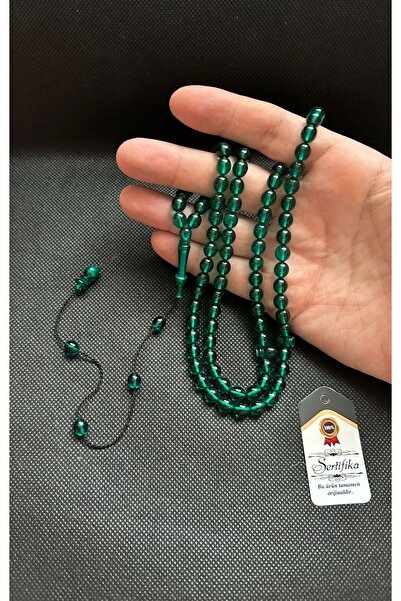 Kehribarstore Fire Amber 99 - Luk Prayer and Zikir Rosary, Prayer Grain Gift Certified