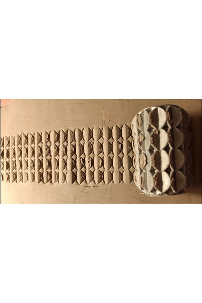 Enbceramic 6 Cm Doku Rulosu Silindir Mühür Seramik&polimer Kil Desen Oklavası...