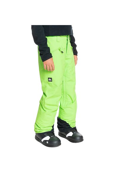 Quiksilver Snowboard Pants for Boys Boundry Youth Green Snowboard for Boys