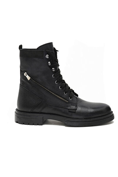 Desa Ανδρικές δερμάτινες μπότες Bernal Black