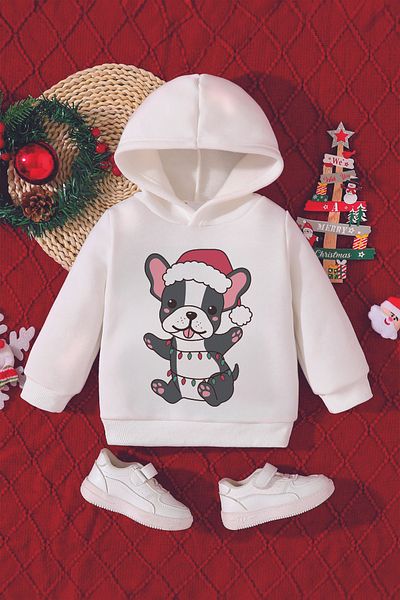 ADABEBEK Christmas Printed Puppy Baby Sweatshirt - 23197
