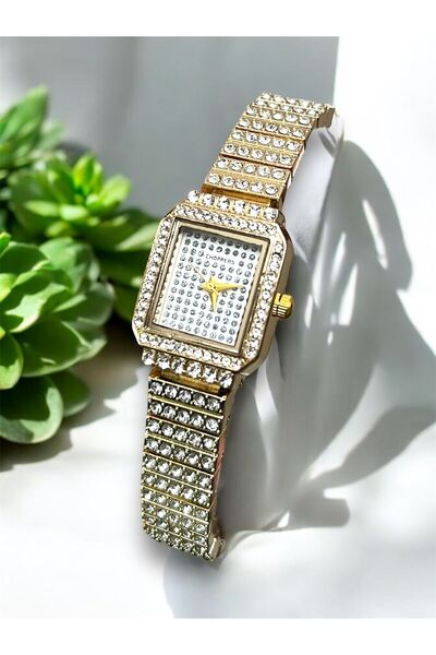 Polo Cross Metal Taşlı Kol Saati