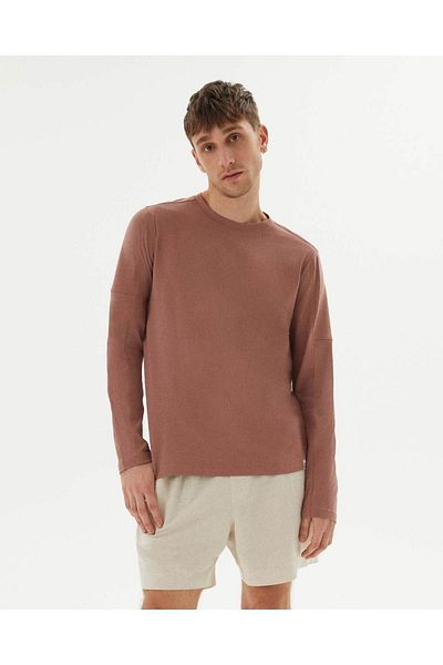 Ayma Active Μακρυμάνικο μπλουζάκι Dusty Rose από οργανικό βαμβάκι