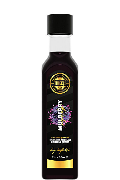 By Tüfekçi Karadut Şurup Yoğun Lezzet Yüksek Aromalı Yeni Formül (60ml)