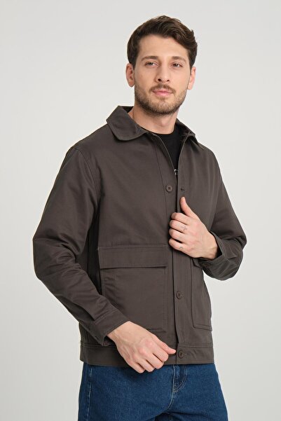 Store Basic Regular Fit Men's Coat - Classic Jacket Wearable in 4 Seasons