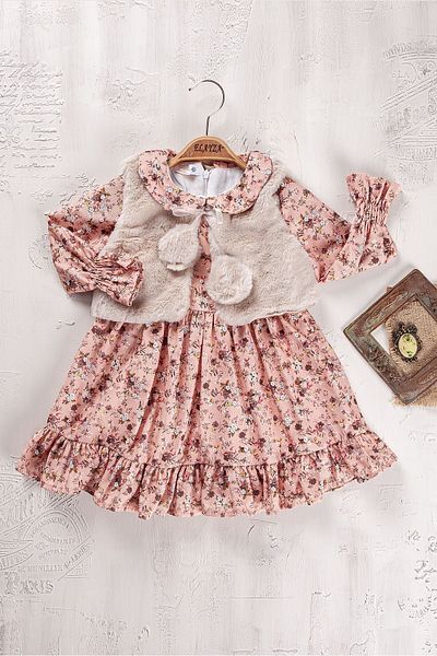 Elayza FLOWER PATTERNED BOLEROL DRESS