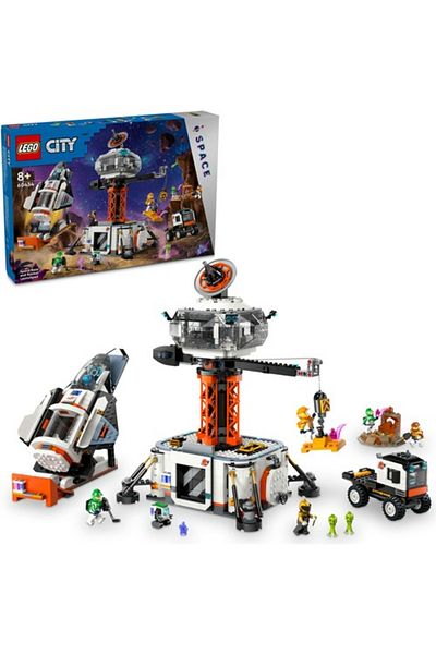 LEGO ®   City Spaceport and Rocket Launch Pad 60434 - 8+ Creative Toy Construction Set (1422 Pieces)