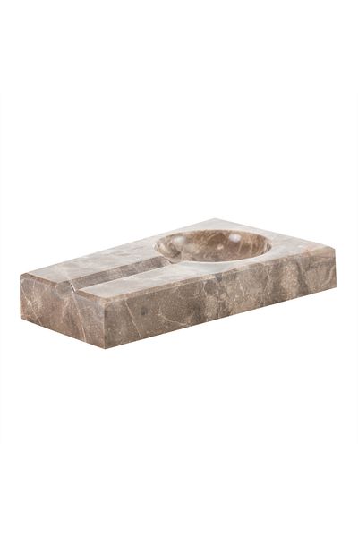 Mudo Concept Marble Cigar Ashtray Amber
