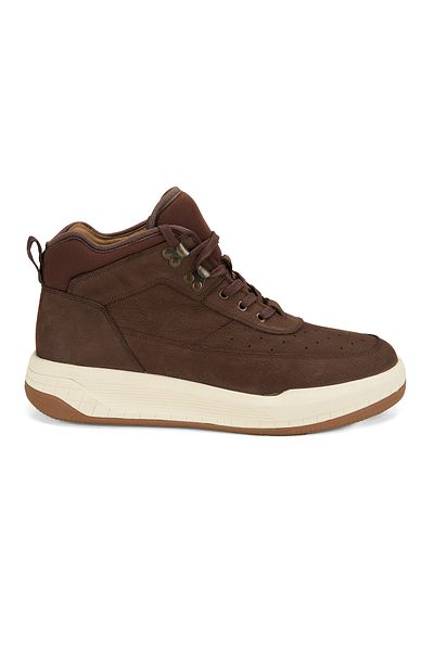 Desa Ανδρικές δερμάτινες μπότες Emilya Dark Brown