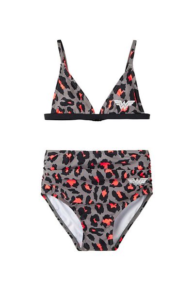 Name it Wonder Woman 2 Piece Swimsuit - Granite Grey