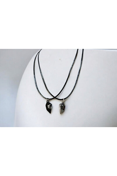 Asel 2Lİ Mıknatıslı Kalpli Arkadaşlık,Sevgili Hediyelik Kolye