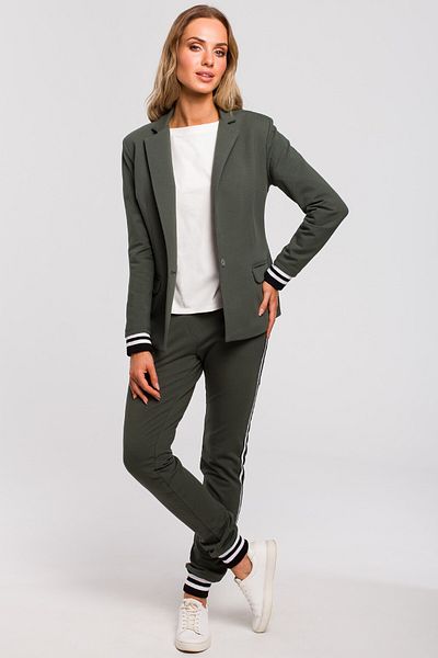 Made of Emotion Blazer s žebrovanými manžetami