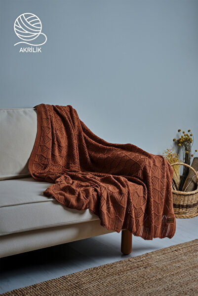 Nazik Home Глибока в'язана телевізійна ковдра (130 x 150 см)