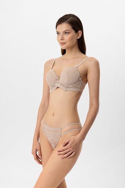Pierre Cardin 4880 Μαδρίτη Σετ σουτιέν με κενό καπάκι δαντέλα