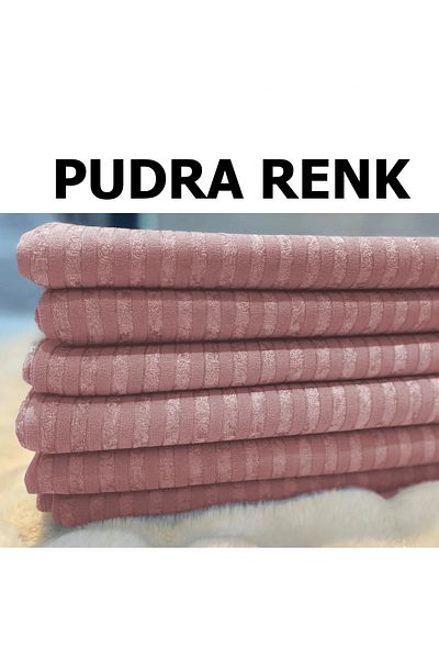 Çt Çeyizci Tekstil Husa de canapea extensibila din catifea Husa de canapea cu dungi din bambus antiderapante 170x210