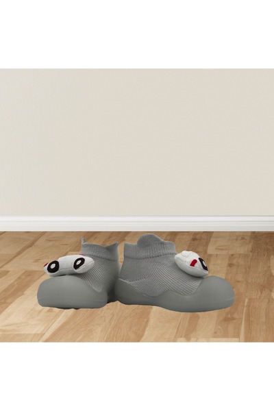 Hamiki Sevimli Araba Figürlü Babet Panduf Ev Botu Ev Ayakkabısı Kreş Ayakkabısı