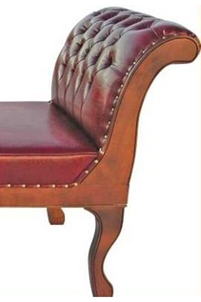 BENGİ TİCARET Markiz St Dekoratif Çok Amaç Dinlenme Model Kayın Aslan Ayak Kapitone Elyapım