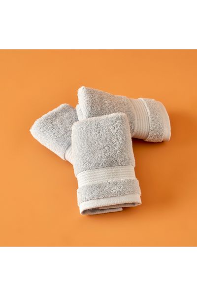 Bella Maison Set de 3 prosoape de mână Dorita premium 100% bumbac albastru deschis (30x50 cm)